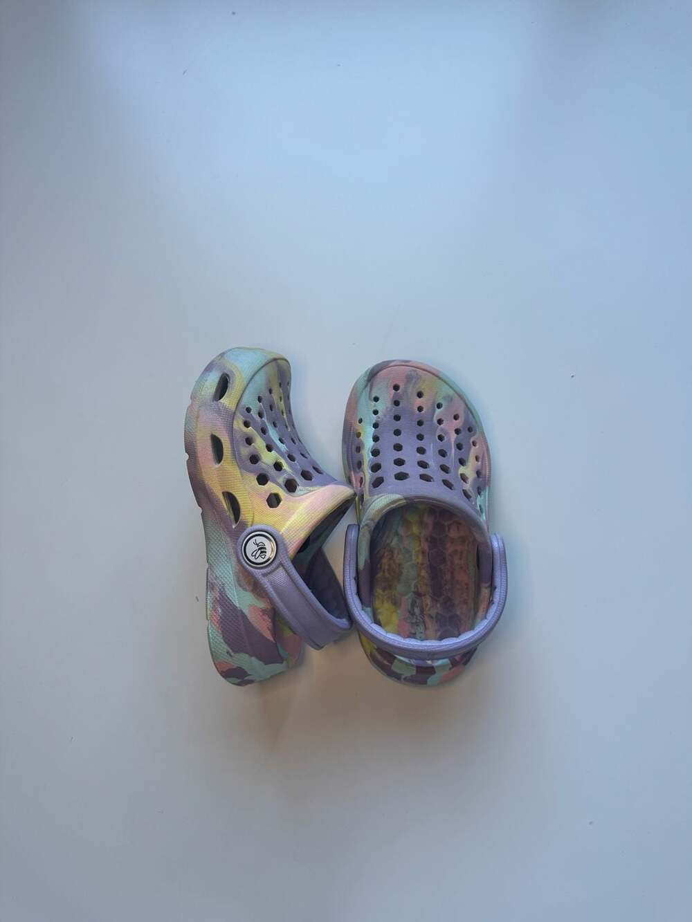 Joybees Active Clog Size 6/7 Multicolor Marbled Sandals